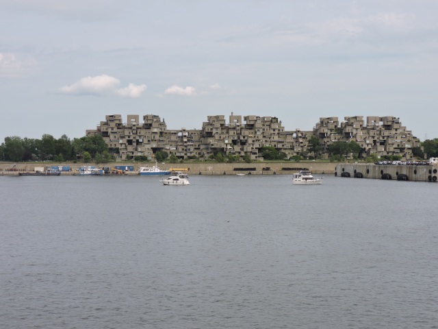 Habitat 67 - designed by Canadian architect Moshe Safdie. The concrete maze holds over 140 apartments.